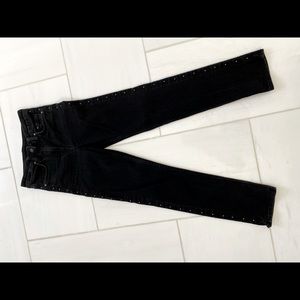 &Denim black skinny jeans